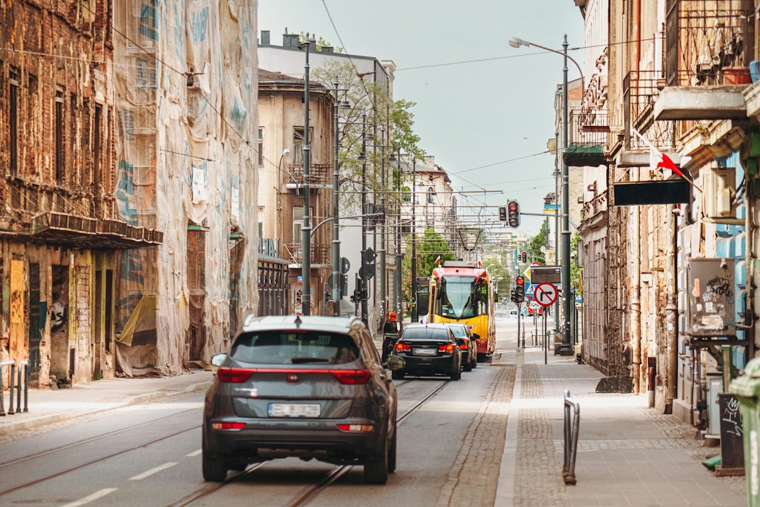 Automobily v evropském městě